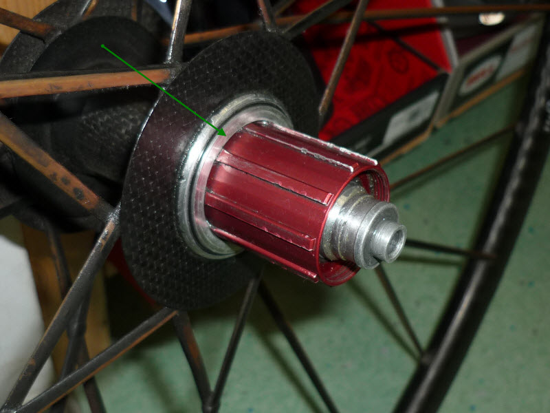 Lightweight Ventoux Hinterrad mit Tune Nabe auf 11fach