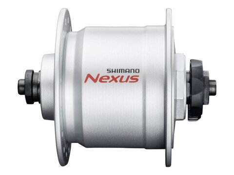 Shimano Nabendynamo Nexus DH-C3000-3N silber Schnellspanner 32 Loch