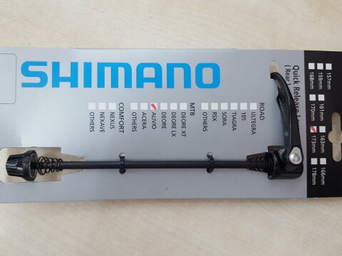 Shimano Schnellspanner 168mm für Hinterrad kaufen