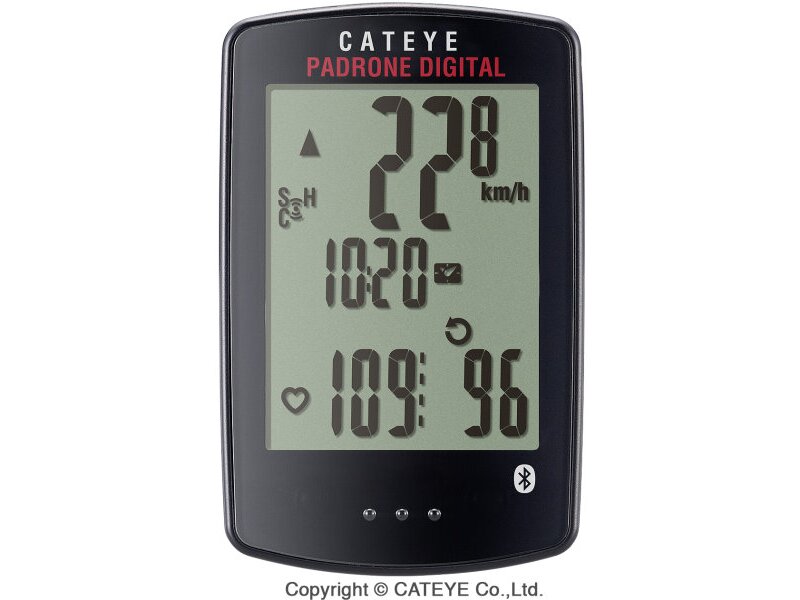 CC-PA110W 8 Funktionen großes Display Cateye Fahrradcomputer Padrone CC-PA110W 8 Funktionen großes Display Cateye Fahrradcomputer Padrone