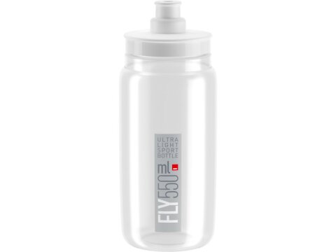 Elite Trinkflasche Fly 550 ml Transparent-Grau
