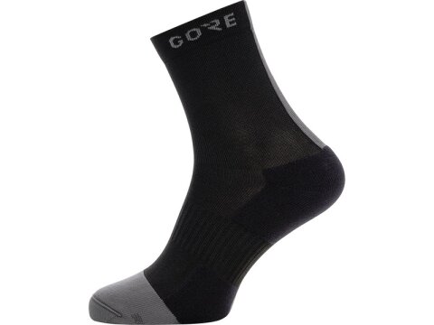Gore M Mid Socken mittellang schwarz-grau S / 35-37