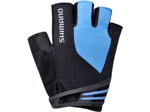 Shimano Classic Gloves Kurze Handschuhe blau-schwarz XXL