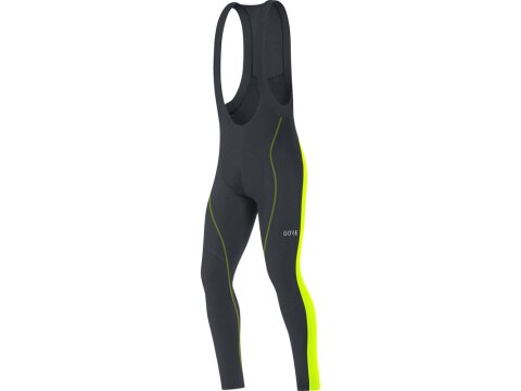Gore C3 Thermo Trägerhose+ schwarz-neongelb XXL