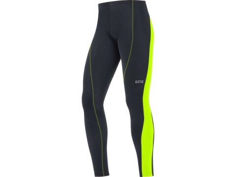 Gore C3 Thermo Tights+ schwarz-neongelb XXL