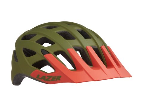 Lazer Roller MTB Fahrradhelm matt khaki orange L