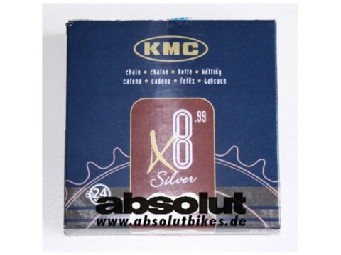 KMC X8 silber 8-fach Kette