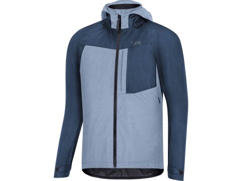 Gore C5 GTX Trail Kapuzenjacke blau S