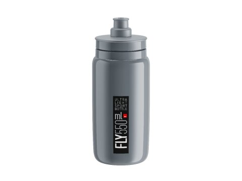 Elite Trinkflasche Fly 550 ml Grau-Schwarz