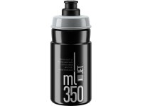 Elite Jet Black Grey Logo 350ml