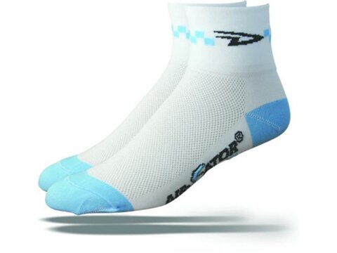 DeFeet Aireator D-Checker, weiß/hellblau