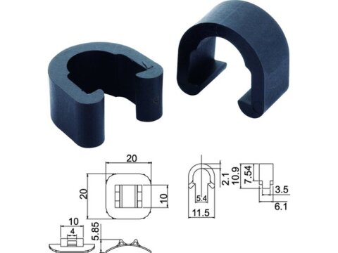 Jagwire Bremsleitungsklammer C-Clip