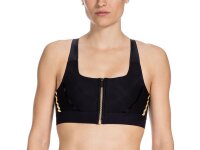 Skins A400 Womens Crop Top, schwarz/gold