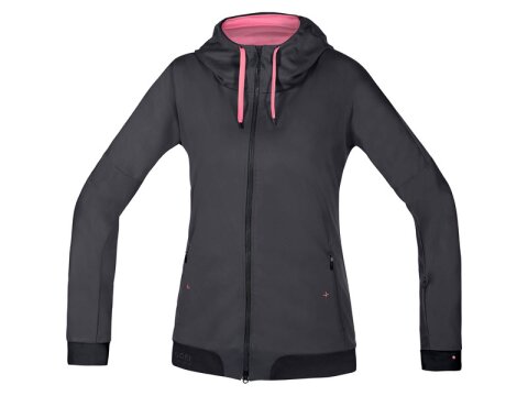 Gore Power Trail Lady WS Soft Shell Hoody, braun/schwarz