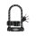 Master Lock Bügelschloss 13 mm x 210 mm x 110 mm  schwarz/reflex